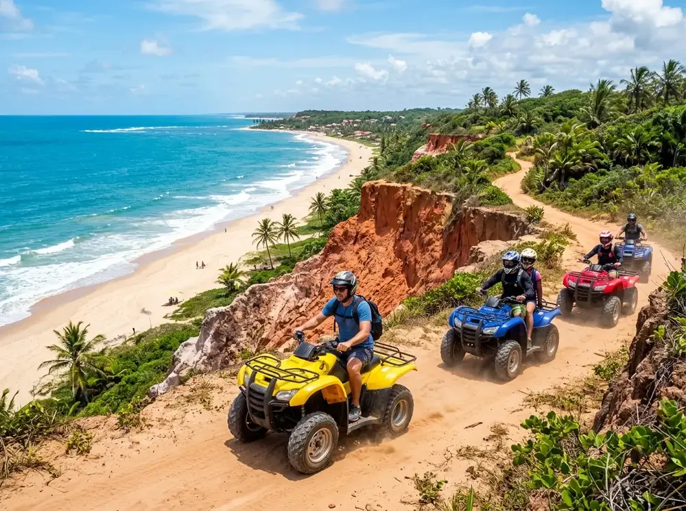Trilha de Quadriciclo para a Praia do Espelho