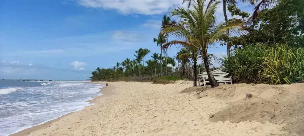 praia dos coqueiros Trancoso casa pe na areia